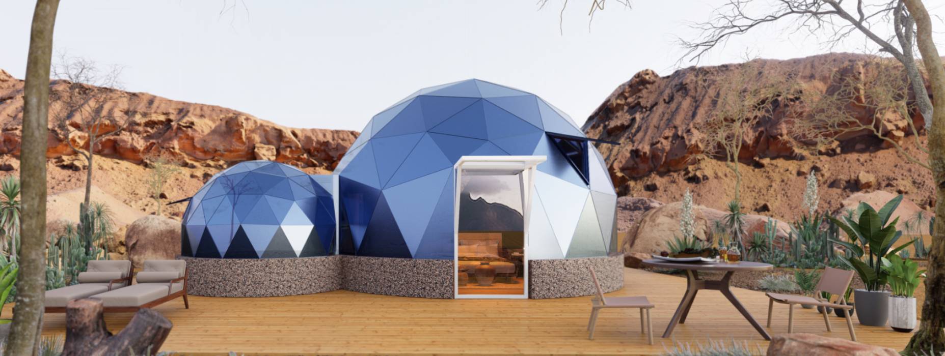 元坝区球形智能光伏玻璃星空房